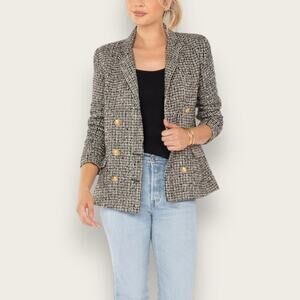 NWT | Bishop & Young | Cavalli Blazer | Metallic Tweed | Large